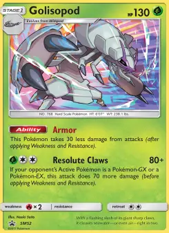 Pokémon-Karte Golisopod SM52