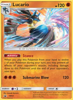 Pokémon-Karte Lucario SM54