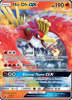Pokémon-Karte Ho-Oh GX SM57