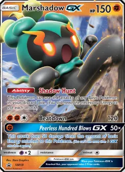 Pokémon-Karte Marshadow GX SM59