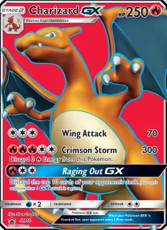 Pokémon-Karte Charizard GX SM60