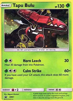 Pokémon-Karte Tapu Bulu SM61