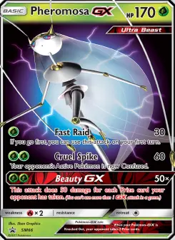 Pokémon-Karte Pheromosa GX SM66
