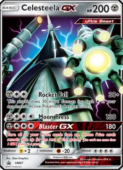 Pokémon-Karte Celesteela GX SM67