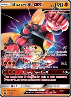 Pokémon-Karte Buzzwole GX SM69
