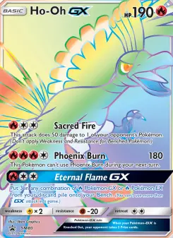 Pokémon-Karte Ho-Oh GX SM80
