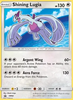 Pokémon-Karte Shining Lugia SM82