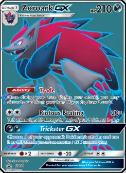 Pokémon-Karte Zoroark GX SM84