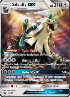 Pokémon-Karte Silvally GX SM91