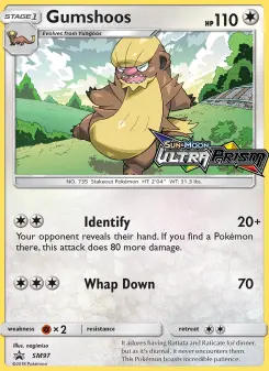 Pokémon-Karte Gumshoos SM97