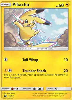 Pokémon-Karte Pikachu SM98