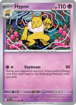 Pokémon-Karte Hypno 017/064