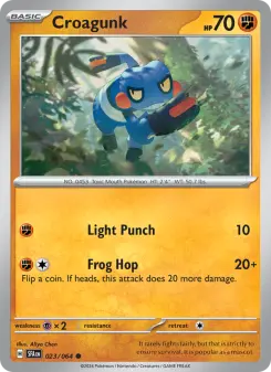Pokémon-Karte Croagunk 023/064