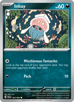 Pokémon-Karte Inkay 033/064