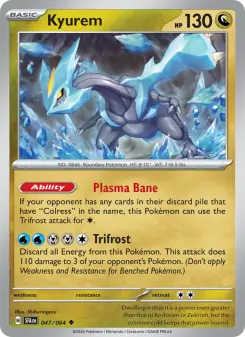 Pokémon-Karte Kyurem 047/064