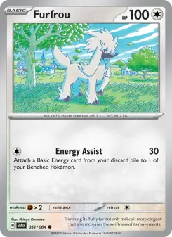 Pokémon-Karte Furfrou 051/064