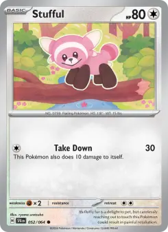 Pokémon-Karte Stufful 052/064