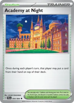 Pokémon-Karte Academy at Night 054/064