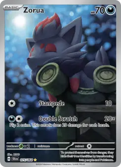 Pokémon-Karte Zorua 075/064