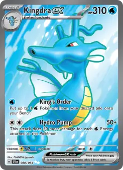 Pokémon-Karte Kingdra ex 080/064