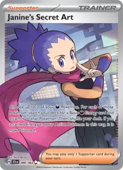 Pokémon-Karte Janine's Secret Art 088/064