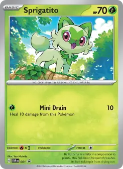 Pokémon-Karte Sprigatito 001/225