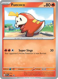 Pokémon-Karte Fuecoco 002/225