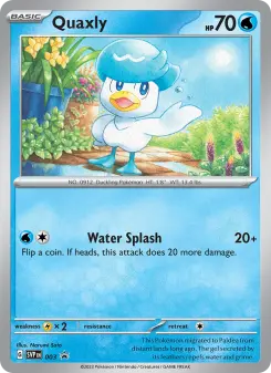 Pokémon-Karte Quaxly 003/225