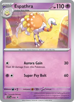 Pokémon-Karte Espathra 010/225