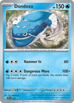 Pokémon-Karte Dondozo 012/225