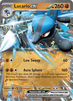 Pokémon-Karte Lucario ex 017/225