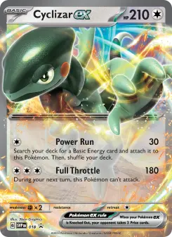 Pokémon-Karte Cyclizar ex 018/225