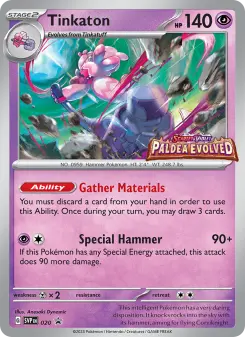 Pokémon-Karte Tinkaton 020/225