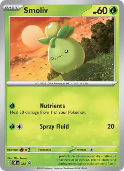Pokémon-Karte Smoliv 023/225
