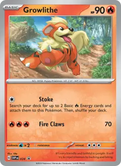 Pokémon-Karte Growlithe 024/225