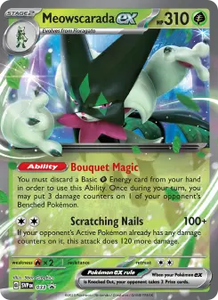 Pokémon-Karte Meowscarada ex 033/225