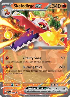 Pokémon-Karte Skeledirge ex 034/225