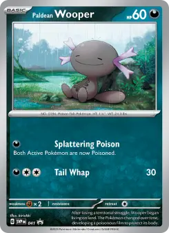 Pokémon-Karte Paldean Wooper 041/225
