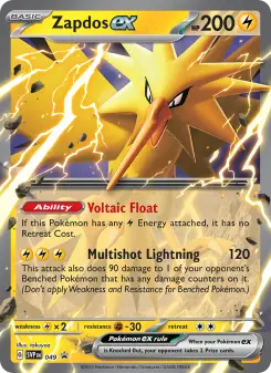 Pokémon-Karte Zapdos ex 049/225