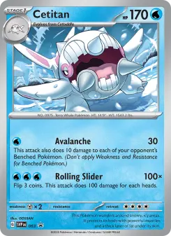 Pokémon-Karte Cetitan 063/225