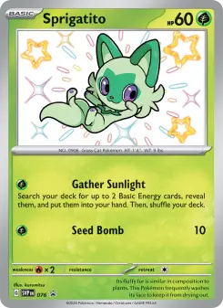 Pokémon-Karte Sprigatito 076/225