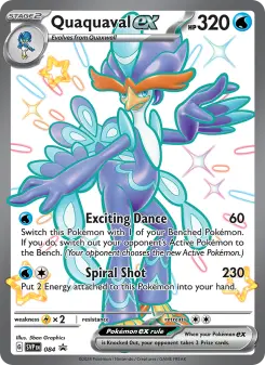 Pokémon-Karte Quaquaval ex 084/225