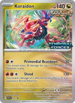 Pokémon-Karte Koraidon 091/225