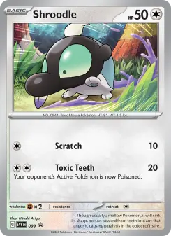 Pokémon-Karte Shroodle 099/225