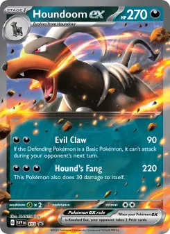 Pokémon-Karte Houndoom ex 103/225