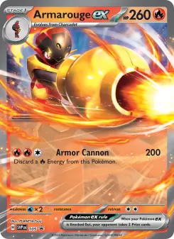 Pokémon-Karte Armarouge ex 105/225