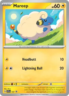 Pokémon-Karte Mareep 107/225