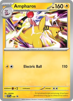 Pokémon-Karte Ampharos 109/225