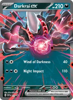 Pokémon-Karte Darkrai ex 110/225