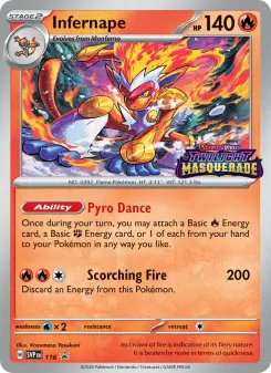 Pokémon-Karte Infernape 116/225